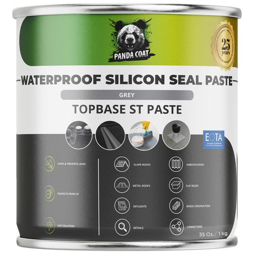 Waterproof grey roof sealant - grey,