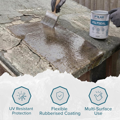 Waterproof felt sealant 500ml - waterproof,