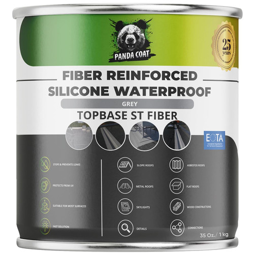 Waterproof grey roof sealant - roof, |