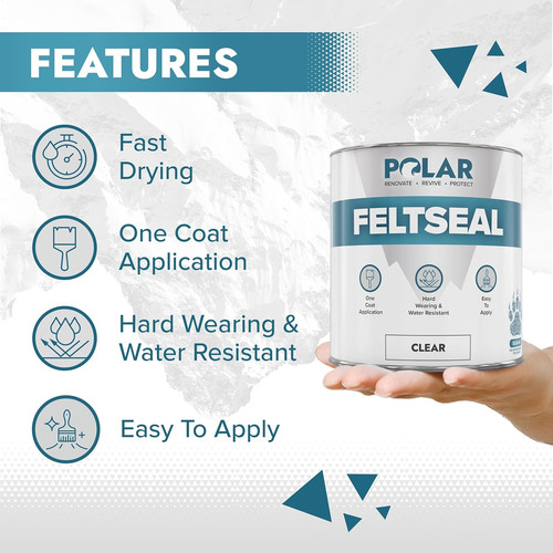 Waterproof felt sealant 500ml - waterproof,